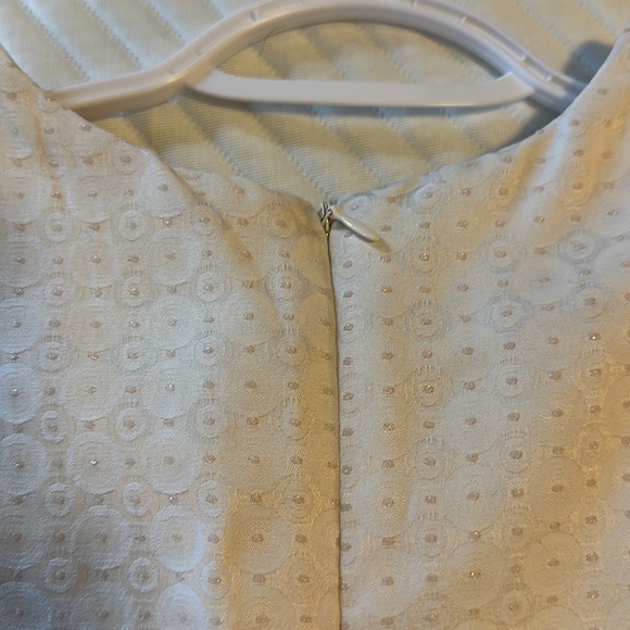 👗 SOLD 👗 Banana Republic 2P Creme Sheath Dress - Picture 12 of 13